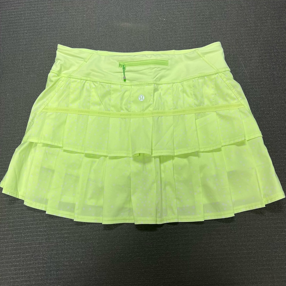 💚LULULEMON PACESETTER SKIRT/SKORT-TALL-PETIT DOT FADED ZAP-6💚